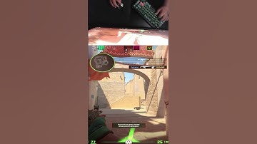 1v5 DEFUSE CLUTCH on MIRAGE #CS2 #csgo #dris