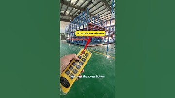 Remote control operation of mobile racking #rack #warehouse #mobilerackingsystem #remotecontrol
