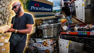 Shopping at PriceSmart for the Homelless community 