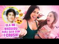 MINHA AMIGA ME MAQUIOU PARA SAIR COM O CRUSH!!!! FT. VIRGÍNIA FONSECA