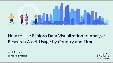 How to Use Esploro Data Visualization to Analyze Asset Usage by Country and Time (June 12, 2023)