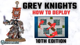 Turn 1 Grey Knight Deployment Tactics | Competitive Leviathan | Warhammer 40k Battle Report