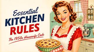 30 Kitchen Rules Every 1950s American Housewife Followed Without Question