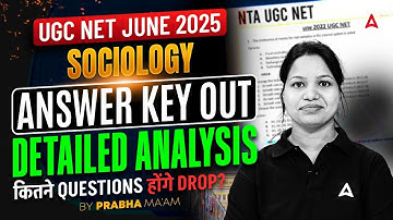 UGC NET Sociology Answer Key 2025 | UGC NET Sociology June 2025 Answer Key Analysis