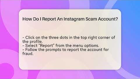 How Do I Report An Instagram Scam Account? - Everyday-Networking