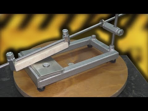 Homemade Knife Sharpening Jig Scary sharp knives