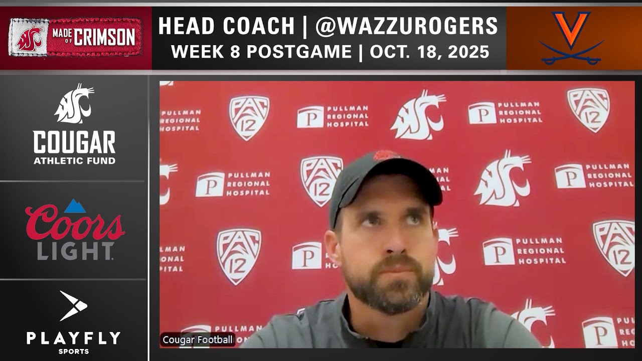 WSU Football: "I'll Take Full Responsibility" | Head Coach Jimmy Rogers Virginia Postgame | 10/18/25