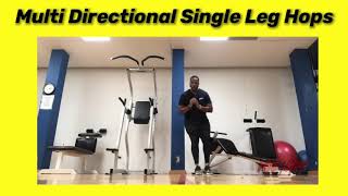 Multi Directional Single Leg Hops