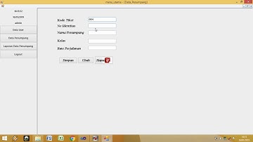 PROJECT UAS PEMROGRAMAN VISUAL DATA PENUMPANG STMIK ROYAL KISARAN