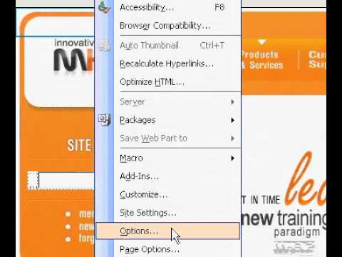 Microsoft Office FrontPage 2003 Edit a code snippet