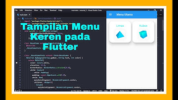 Menu GridView pada Flutter