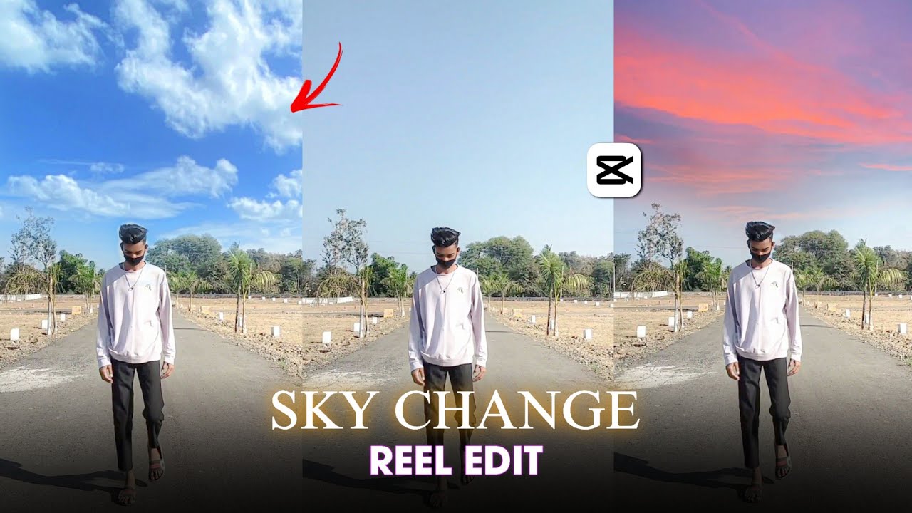 New Sky Change Reel Editing | CapCut Tutorial - YouTube