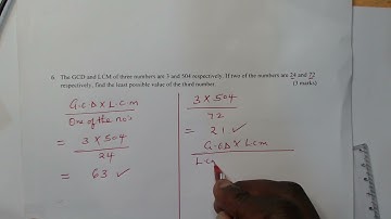 GREATEST COMMON DIVISOR(G.C.D/H.CF) & LEAST COMMON MULTIPLE(L.C.M)