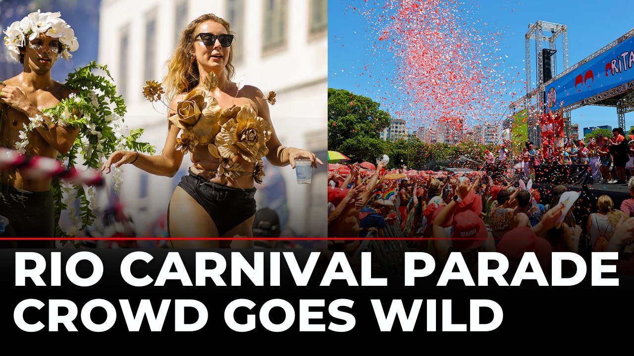 Rio de Janeiro LIVE: Vem Cá Minha Flor Parade LIVE | Brazil Street Parade | Rio Carnival LIVE EVENT