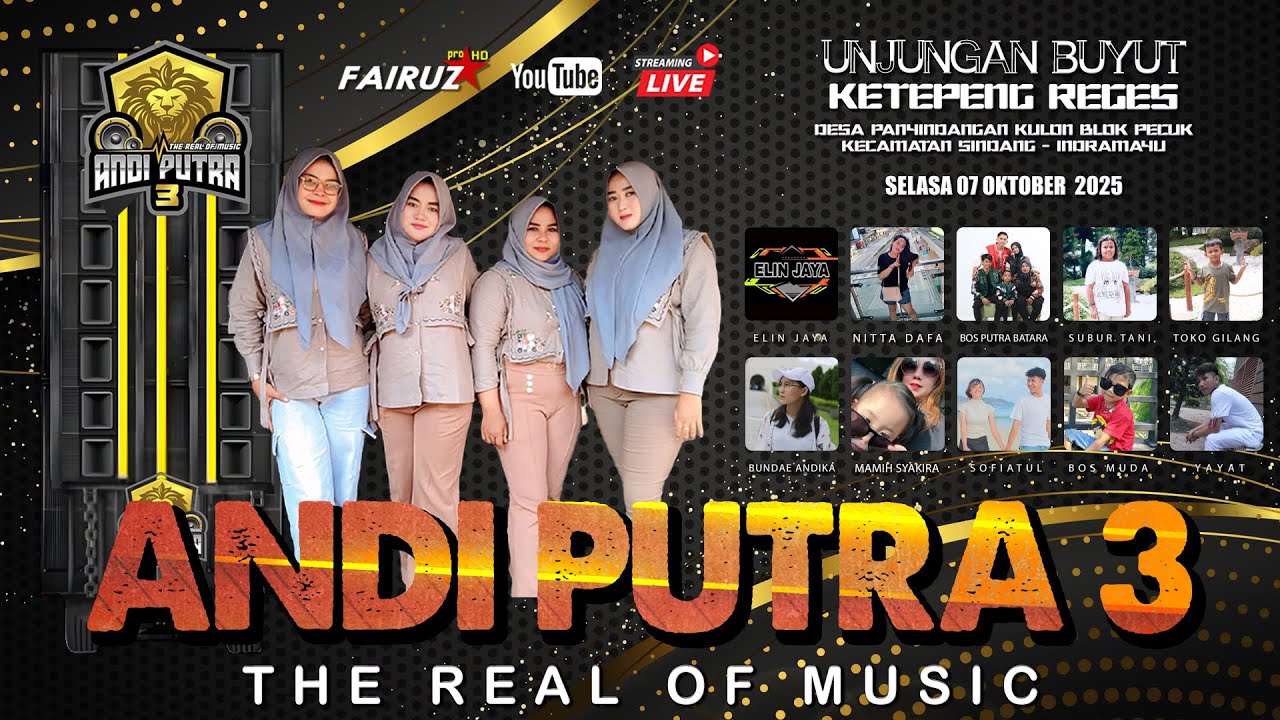 🔴 [LIVE] ANDI PUTRA 3 | DESA PANYINDANGAN KULON (PECUK) - SINDANG - INDRAMAYU | 07 OKTOBER 2025
