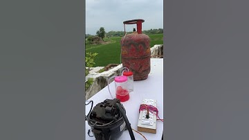 Home Made LPG Gas #shorts #outofmindexperiment