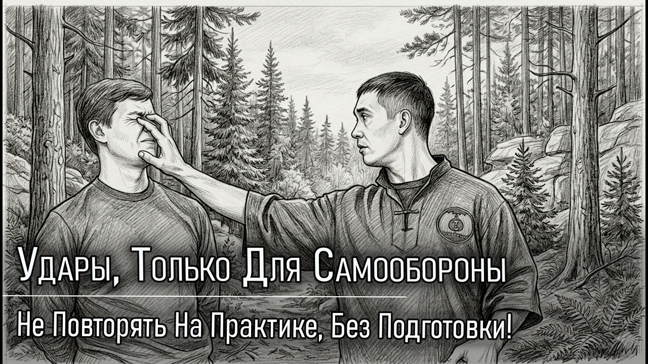 Обзор самых основных ударов для самообороны.