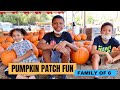 Pumpkin Patch with Our Family of 6 | Family Fun | Our Family Vine