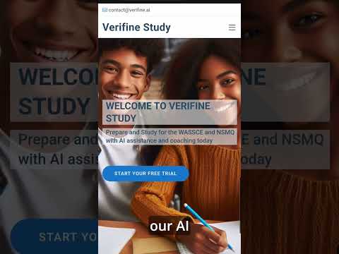 Welcome to Verifine Study AI