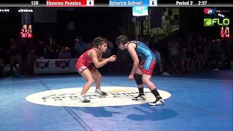 Junior WM 130 - Shannon Paaaina (Hawaii) vs. Schar...