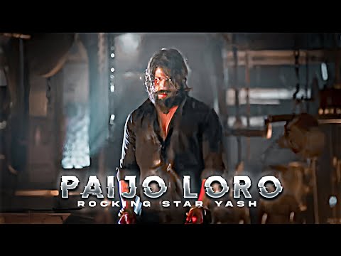Paijo Loro Rocky Bhai Edit KGF Edit Paijo Loro Song Efx Edit Rocky Bhai Attitude Status 