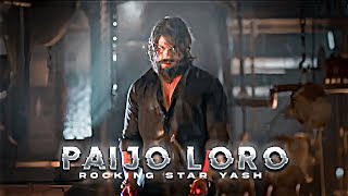 Paijo Loro - Rocky Bhai Edit | KGF Edit | Paijo Loro song Efx Edit | Rocky Bhai Attitude status Resimi