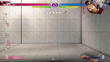 Street Fighter 6 Demo Ryu corner setup from oki
