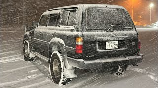 Took Land Cruiser 80 to the powder mountain