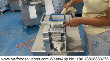 Dumpling and Samosa Making Machine Test Before Delivery to Brazil Customer | VERFOODSOLUTIONS