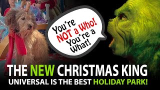 Universal Studio's Christmas show PASSES DISNEYLAND experience with the GRINCH Tree Lighting event!