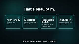 Details How TestOptim Works: AI Tests Your Web App From Just a URL Update