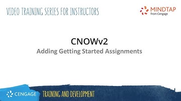 CNOWv2: Getting Started Assignments