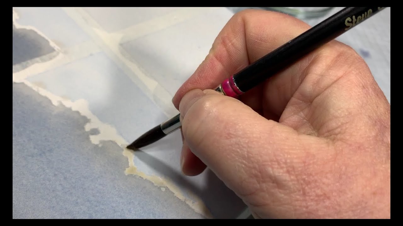 Preserving Soft-Edged Highlights in Watercolor with a Gum Arabic