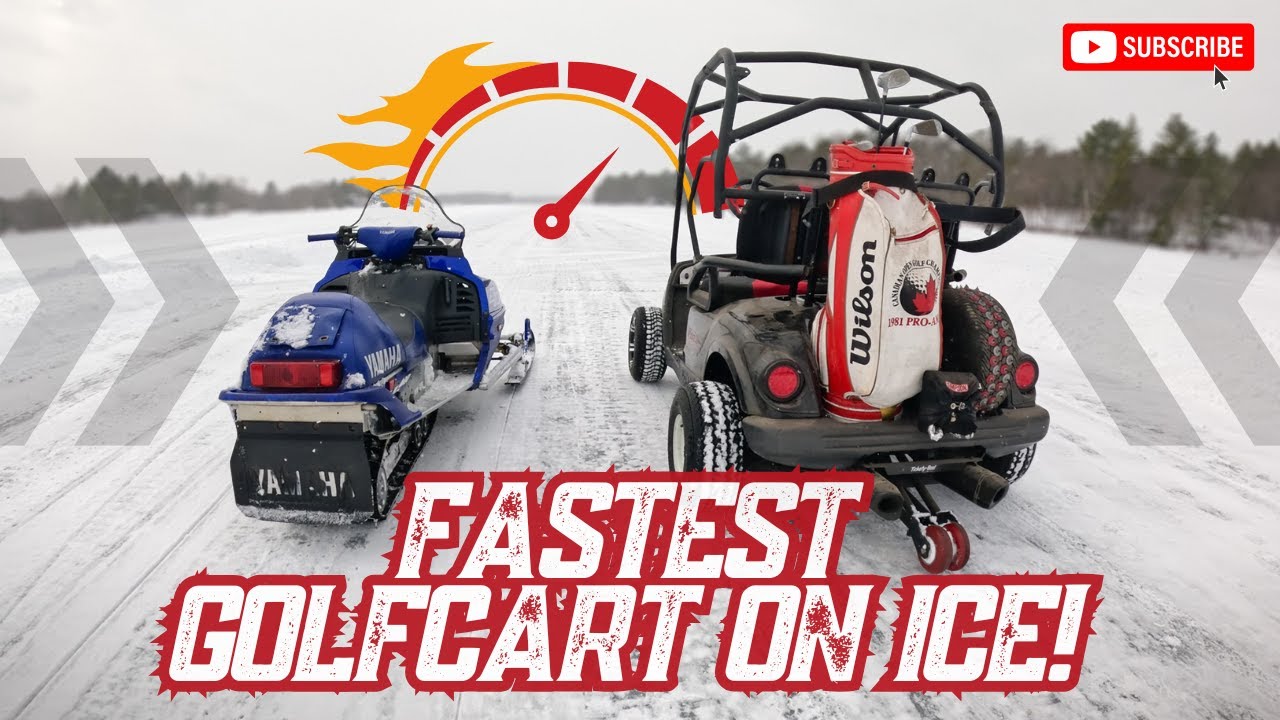 200HP Golf Cart Hits the Lake!