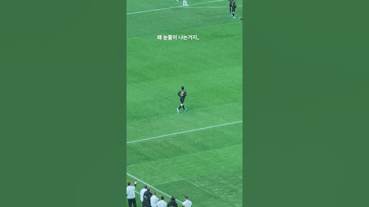 박지성의 마지막 교체 투입 장면