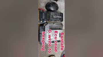 Santafe ecu read & write to hexprog {zahoor automobile }