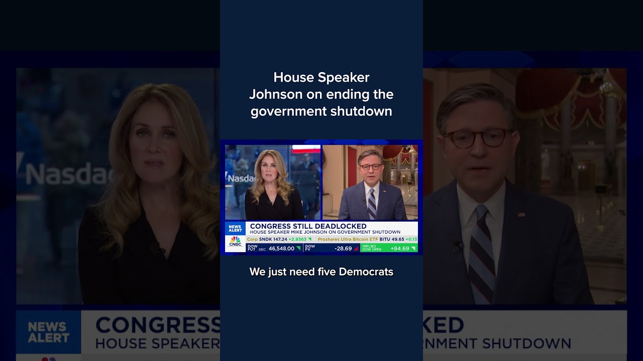 Спикер Палаты представителей Джонсон о завершении приостановки работы правительства