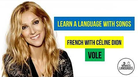 Céline Dion - Vole - English meaning with French subtitles - Learn a language with songs