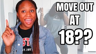 SHOULD I MOVE OUT AT 18!?!? | ￼ FINANCIAL LITERACY Q&amp;A
