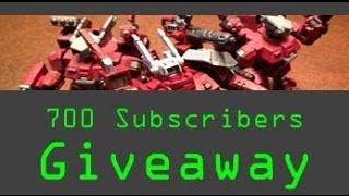 700 subscribers giveaway