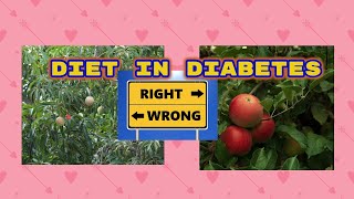 Diet in Diabetes