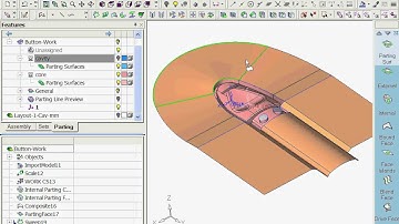 CIMATRON E6 0   008 Step 4c Create parting faces
