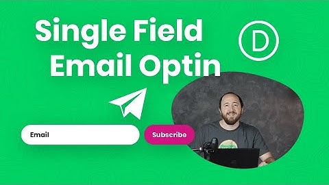 How To Create A Single Field Divi Email Optin Module