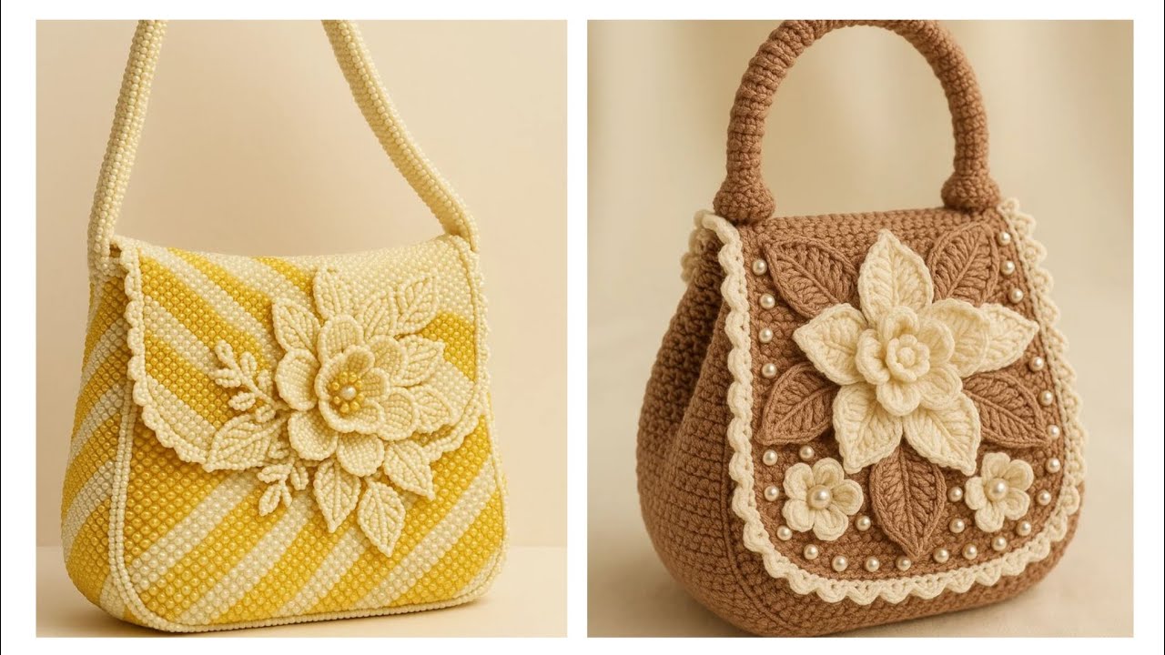 Outstanding & stylish Crochet Handbags ideas Free crochet handbag pattern 