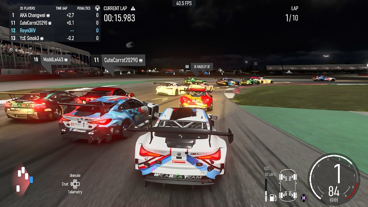 A Midnight Push with the BMW M4 GT3 at Silverstone (Forza Motorsport)