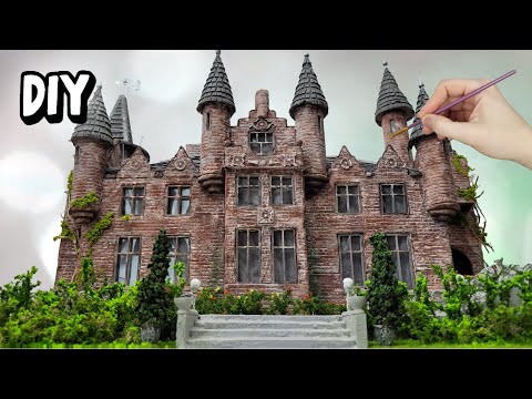 Старинный замок из картона своими руками / DIY