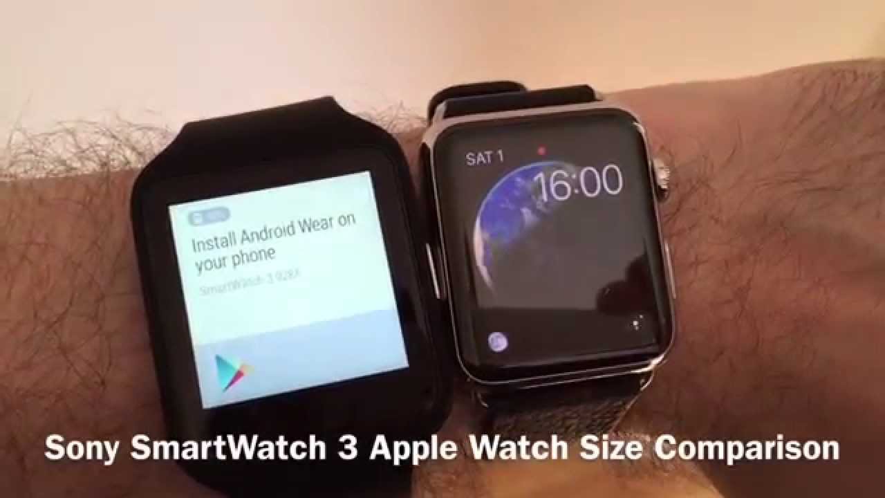 watch sony vs apple smartwatch 3
