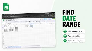 How to Find a Date Range in Google Sheets (Check Period Coverage)