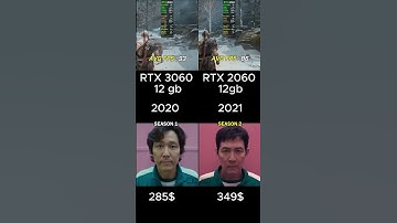 RTX 2060 12gb vs RTX 3060 12gb  #foryou  #gaming #pcgaming #pcgamer #nvidia
