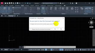 Command Line interface in Auto CAD Ctrl+9